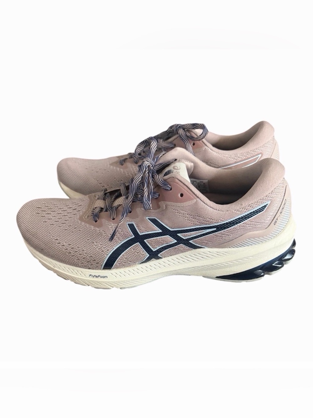 ASICS GT-1000 11 Running Shoes FlyteFoam Size 11 Mineral Beige/Fawn Sneakers